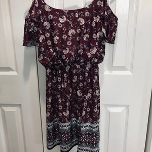 cold shoulder dress